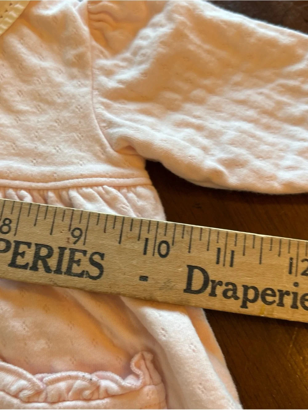 Ralph Lauren Pink Baby Dress with Embroidered Collar